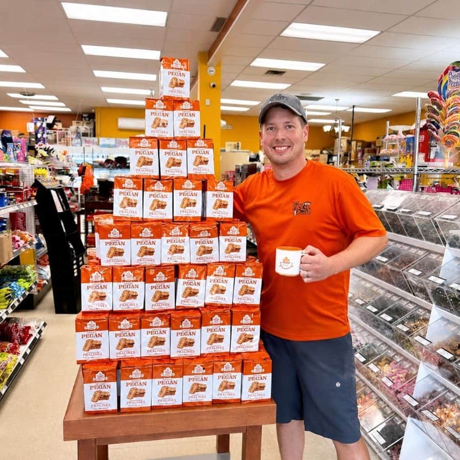 Inside Village Bake Shop with fresh products and specialty groceries