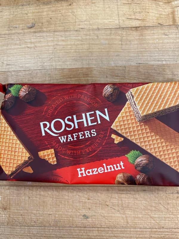 Roshen Hazelnut Wafers Ukraine