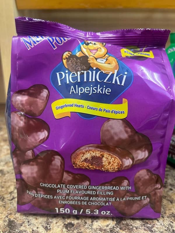 Marco Polo Chocolate Covered Gingerbread With Plum Filling