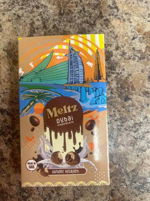 Meltz Dubai Chocolate Kinder Bar