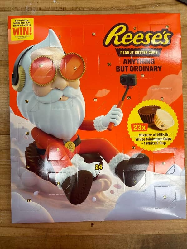 Uk Reese’s peanut butter cup advent calendar