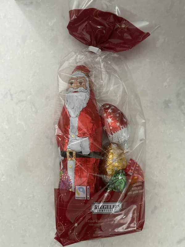Riegelein 150g Christmas assorted chocolate bag