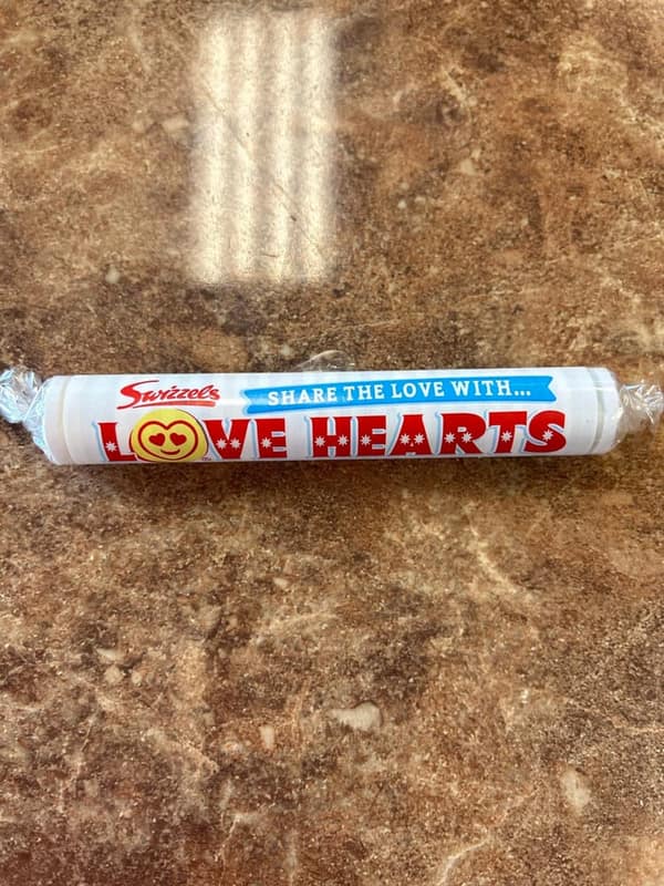 Swizzels Love Hearts roll