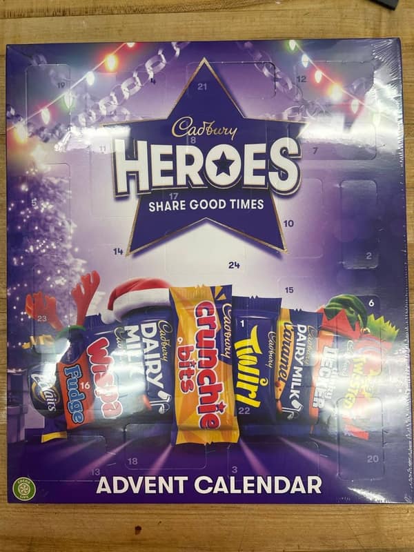 Uk Cadbury heroes advent calendar