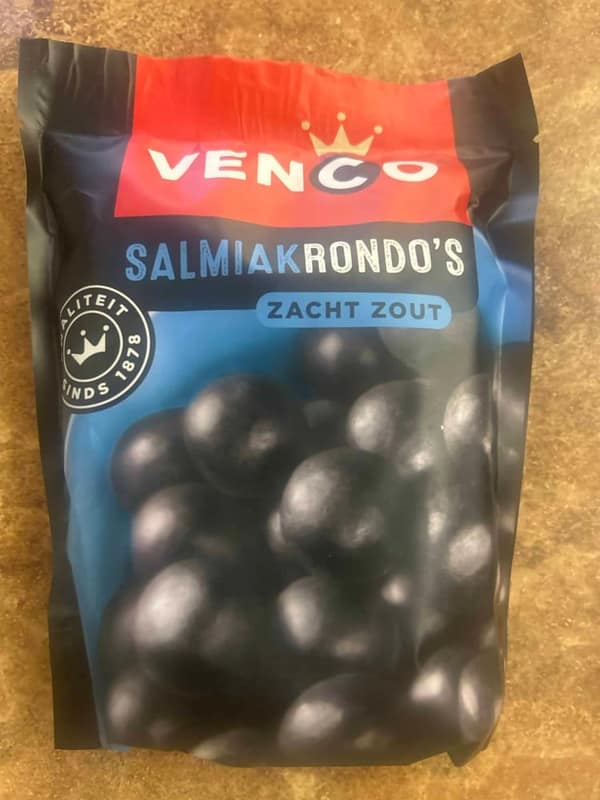 Venco 225g Salmiak Rondo’s Gluten Free