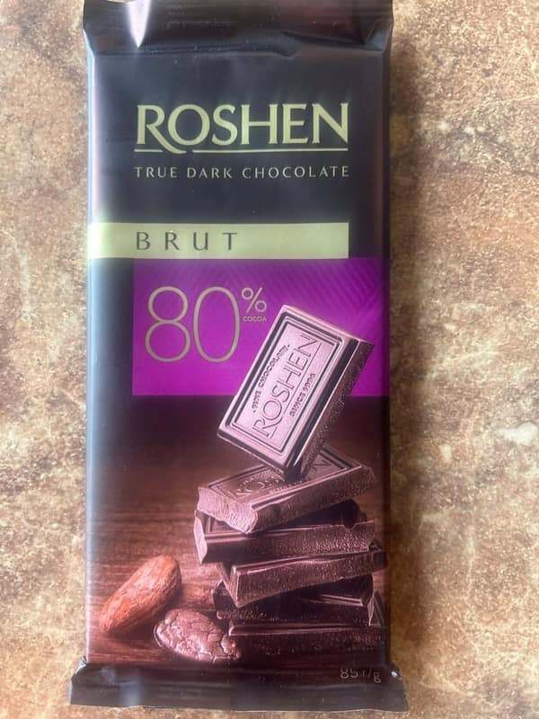 Roshen 80% Dark Chocolate