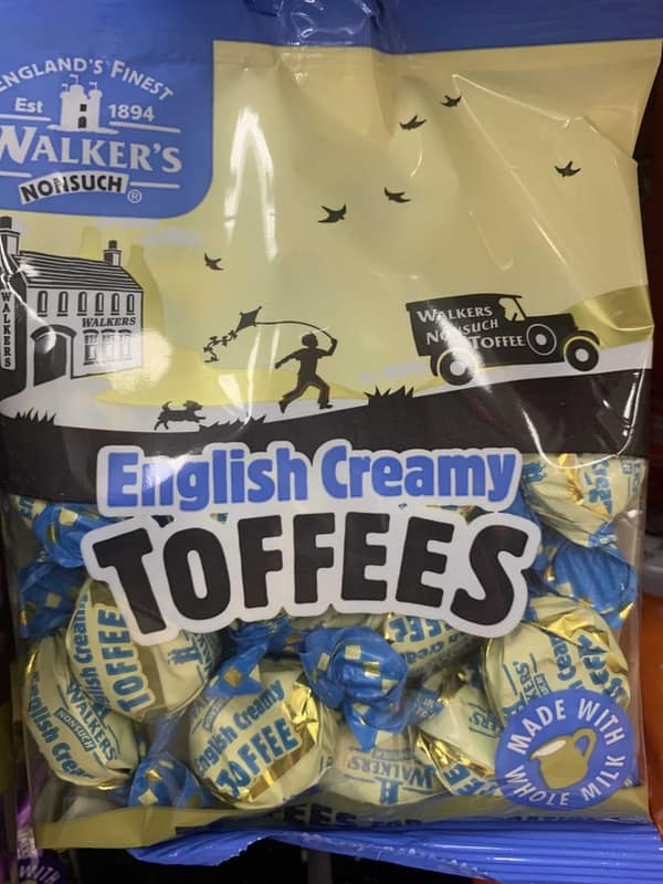 Walkers English Creamy Toffees 150g