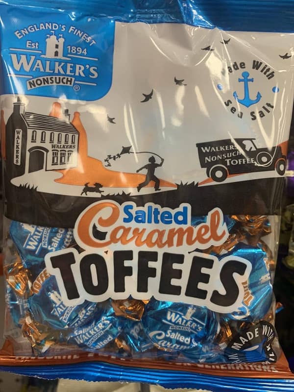 Walkers Salted Caramel Toffees 150g