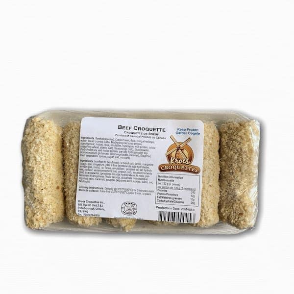 Kroes Unfried Beef Croquette 6-Pack