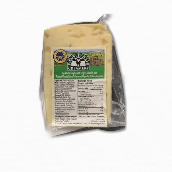 Yorkshire Wensleydale with Ginger & Jamaican Rum