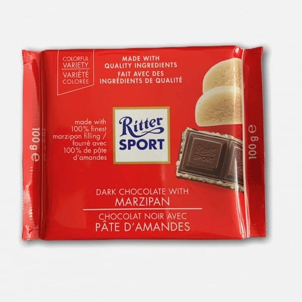 Ritter Sport Dark Chocolate with Marzipan