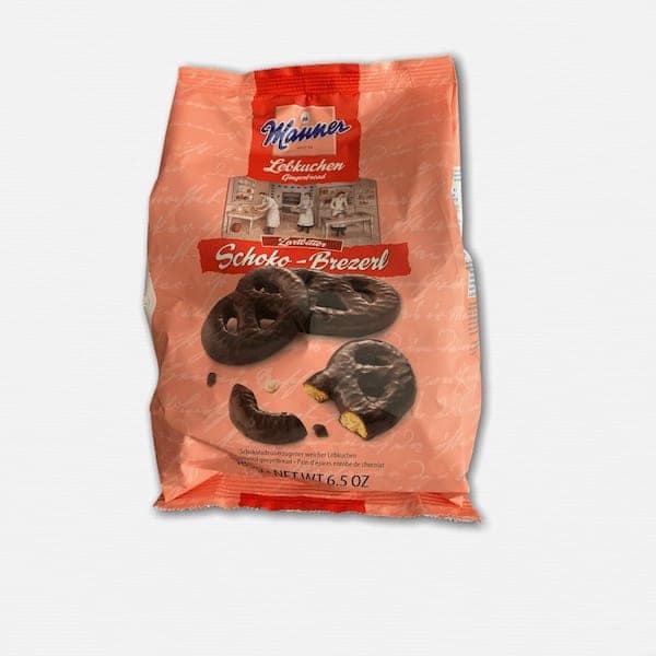 Manner Chocolate Covered Gingerbread Pretzels