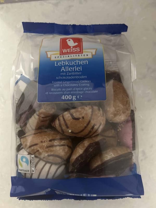 Weiss lebkuchen allerlei