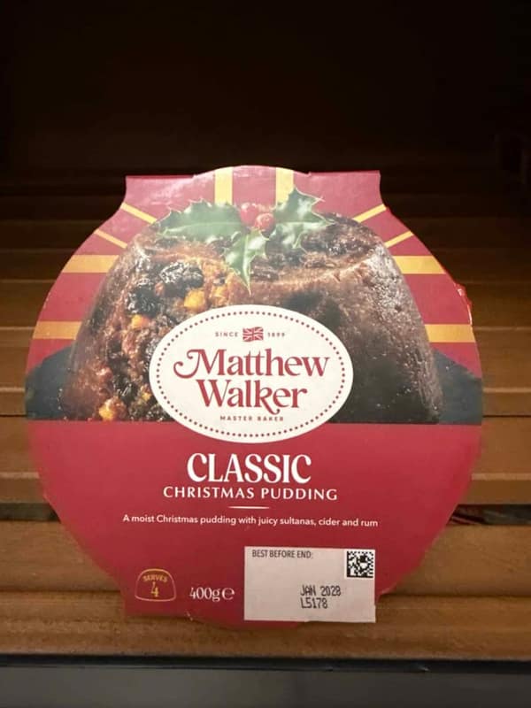 Matthew Walker 400g Christmas pudding