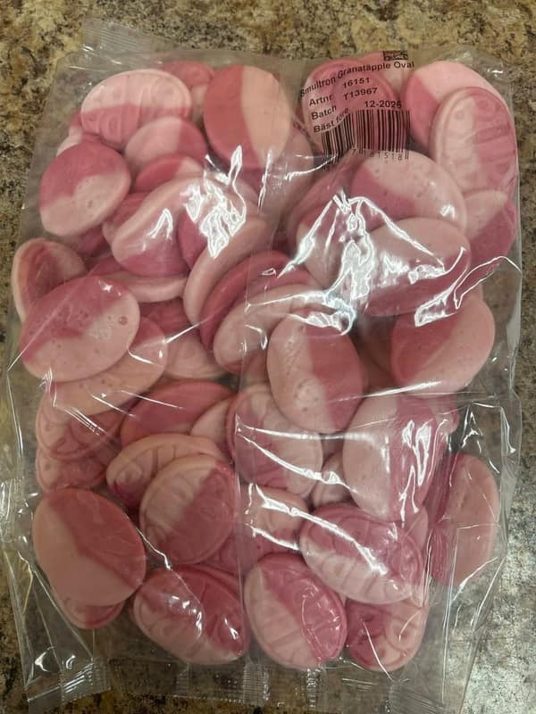 Bubs Godis Wild Strawberry Pomegranate 1400g Bag