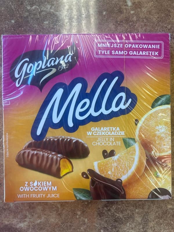 Goplana Mella Orange Jelly In Chocolate