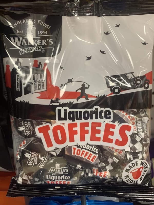 Walkers Liquorice Toffees