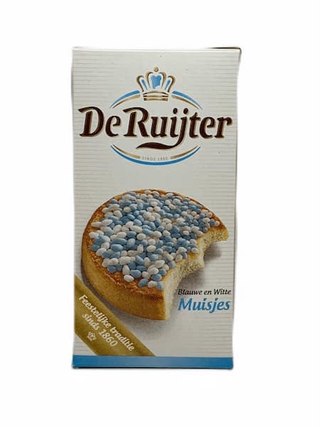 De Ruijter Blue and White Muisjes