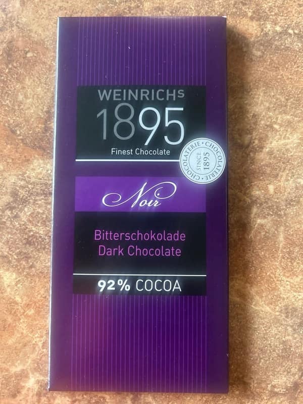 Weinrichs 1895 92% Dark Chocolate