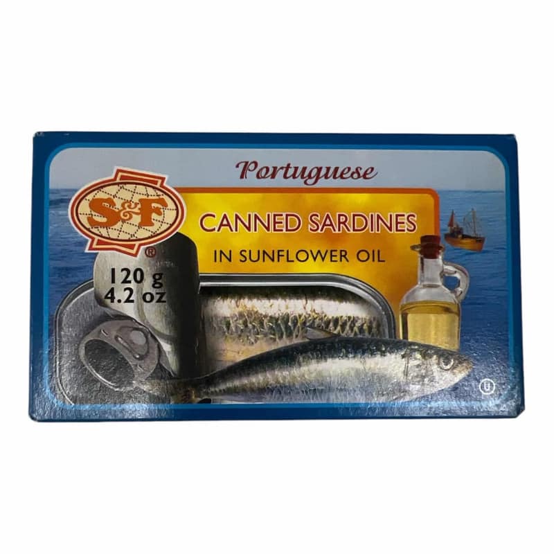 S&F Portugese Canned Sardines In Sunflower Oil