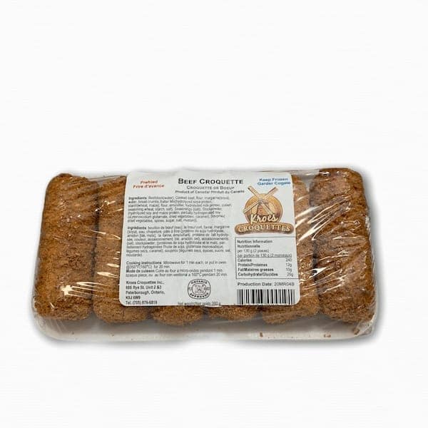 Kroes Prefried Beef Croquette