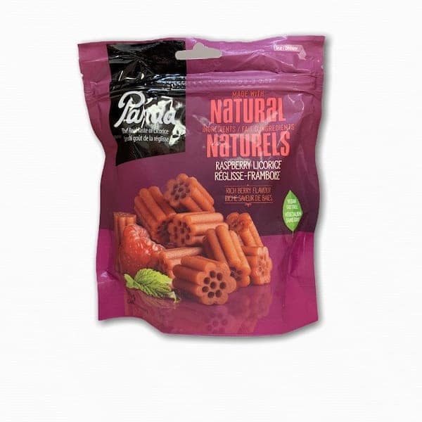Panda Soft Raspberry Licorice Bag