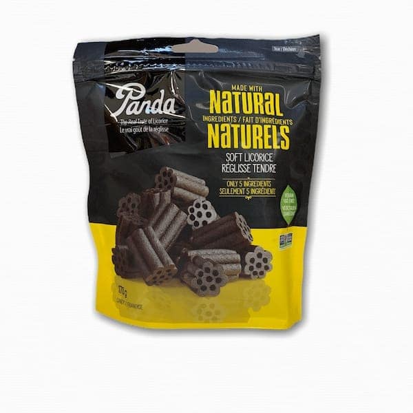 Panda Soft Black Licorice Bag