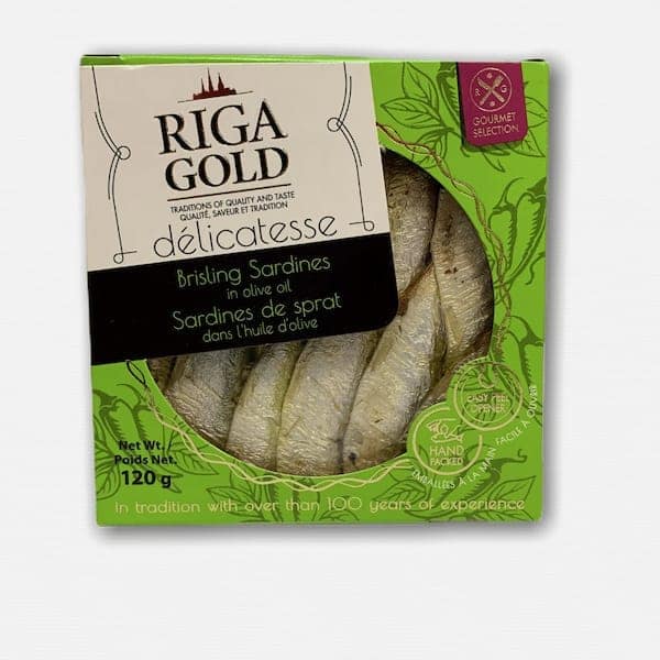 Riga Gold Bristling Sardines In Olive Oil