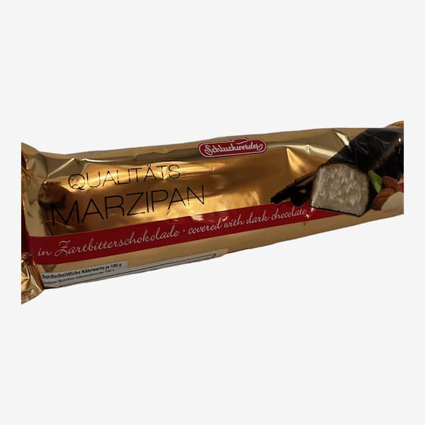 Schluckwerden 400g Marzipan Covered in Dark Chocolate