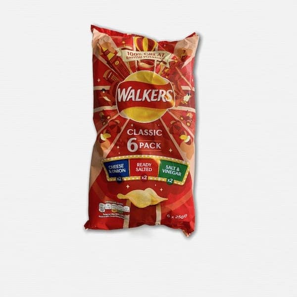 Walkers Classic 6 Pack Chips